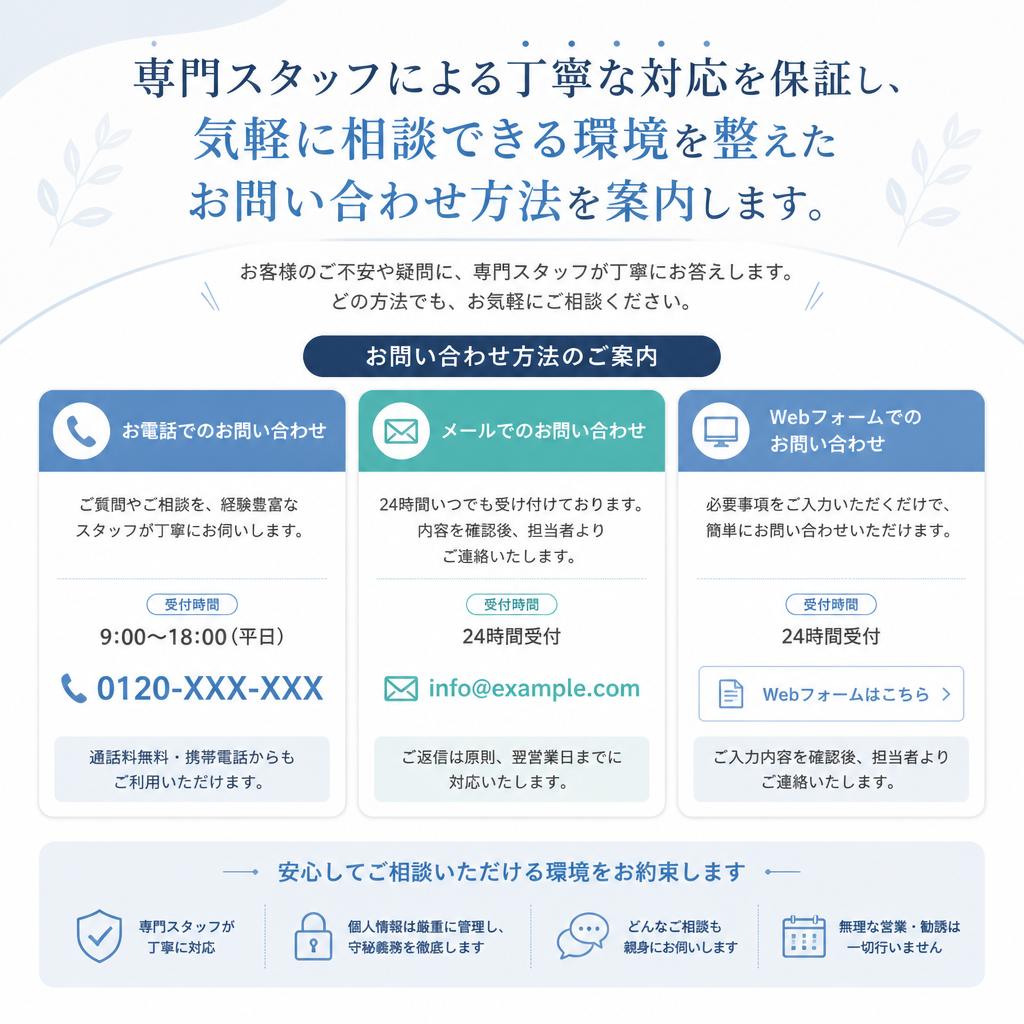 お問い合わせのご案内