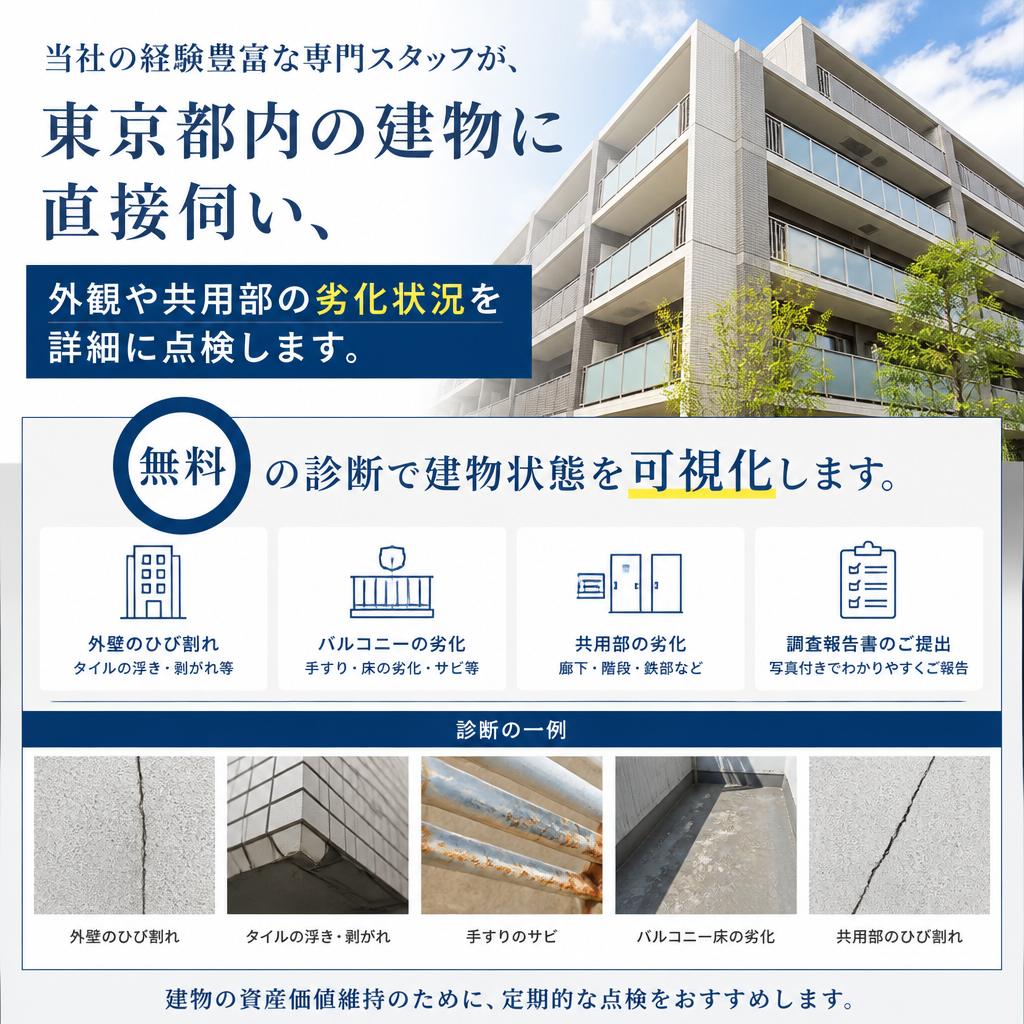 専門スタッフによる無料建物診断