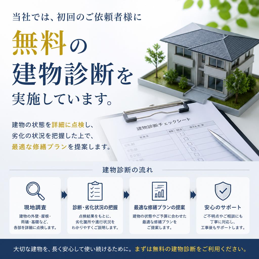 無料建物診断のご案内