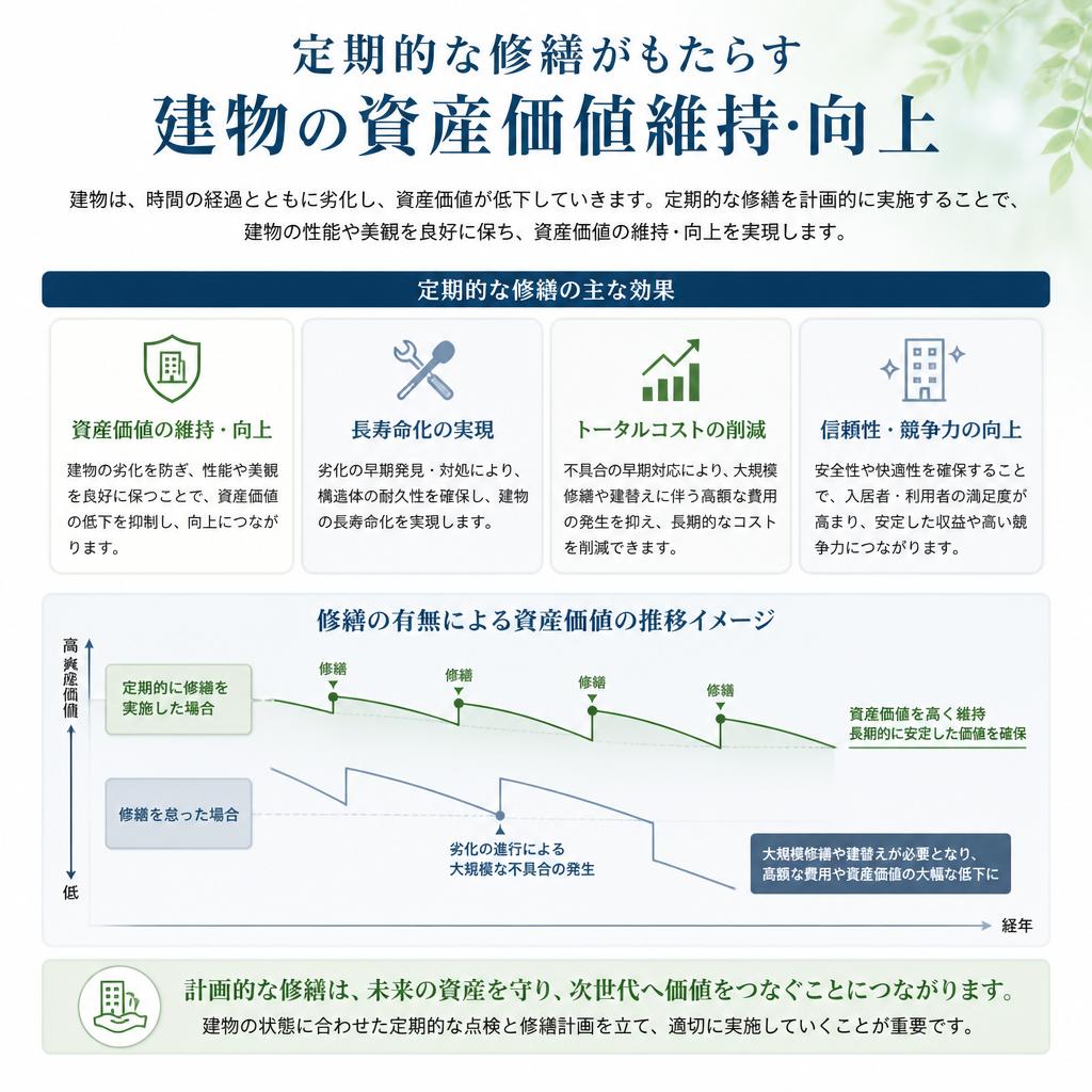 2. 修繕の重要性とメリット