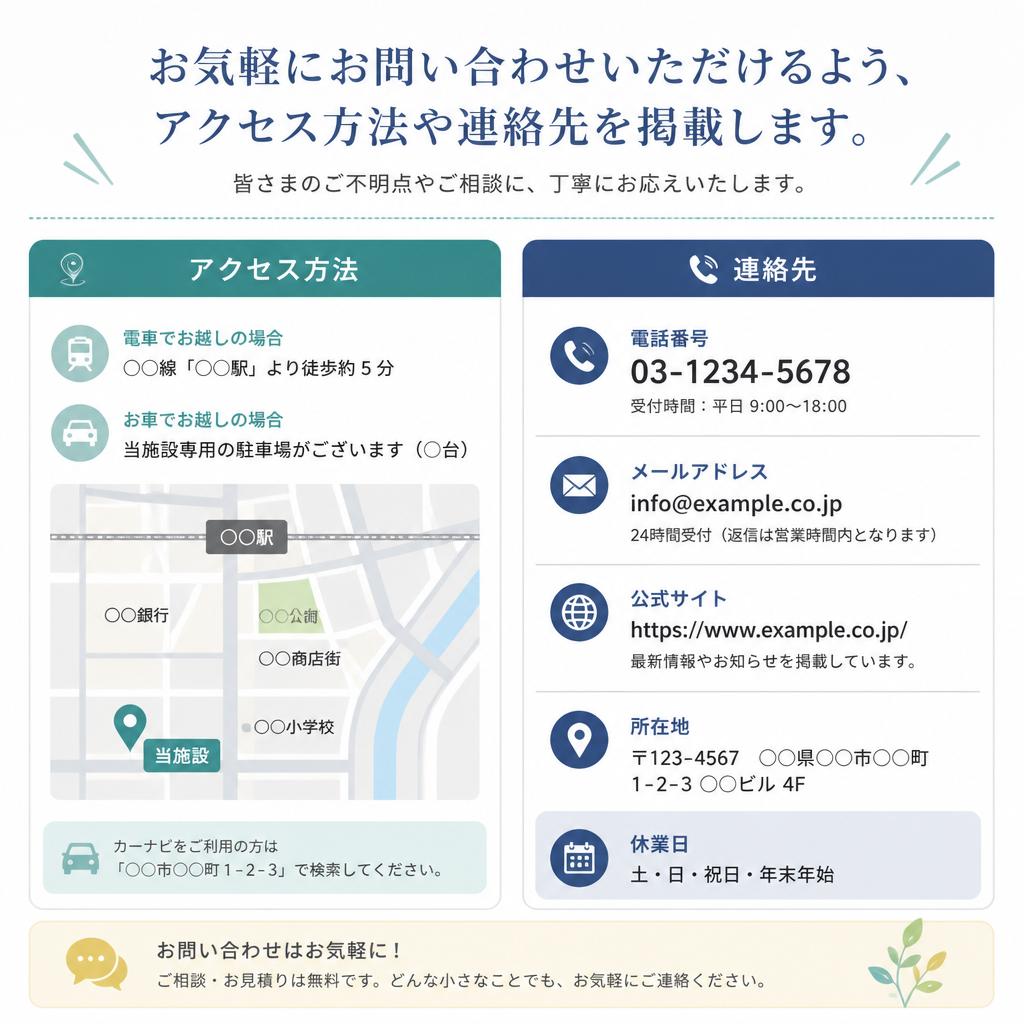今すぐお問い合わせを！