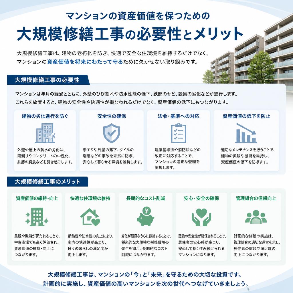 大規模修繕工事の重要性