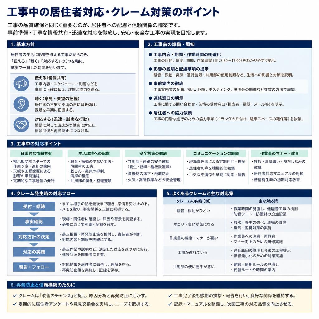 居住者への配慮