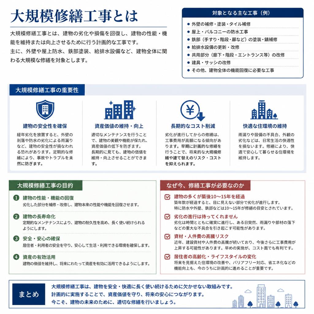 大規模修繕工事とは？