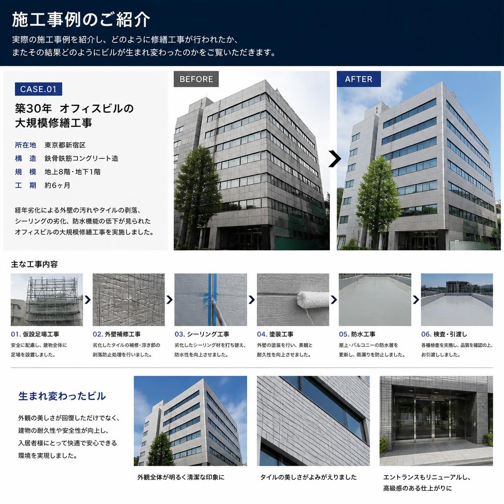 施工事例と実績
