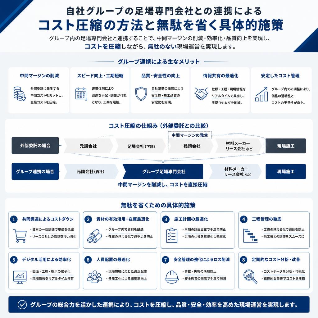 コスト削減の取り組み
