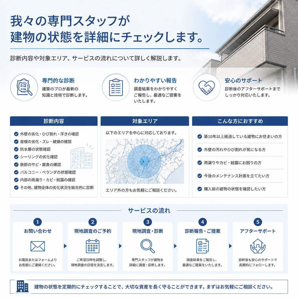 2. 無料建物診断サービス
