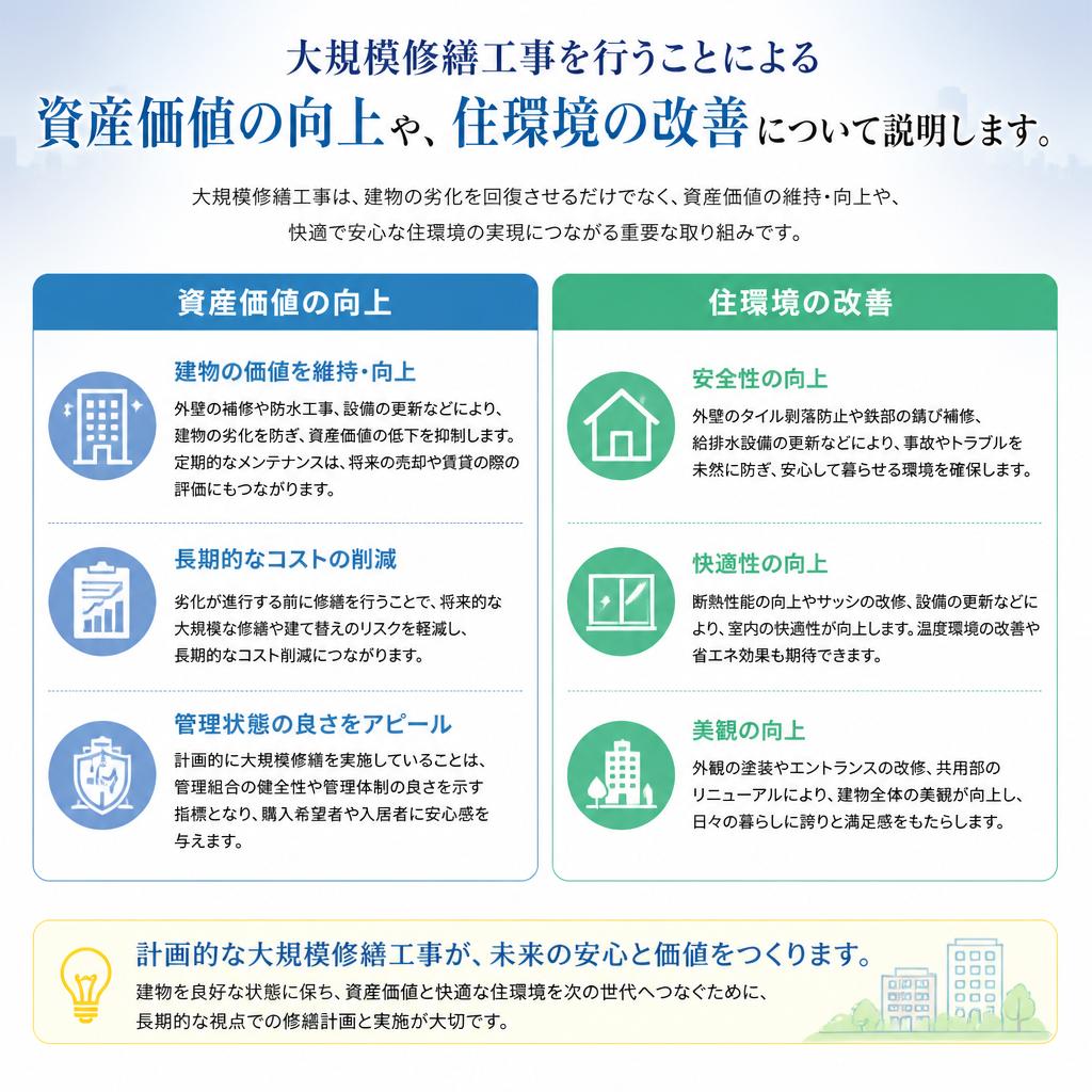 大規模修繕工事のメリット