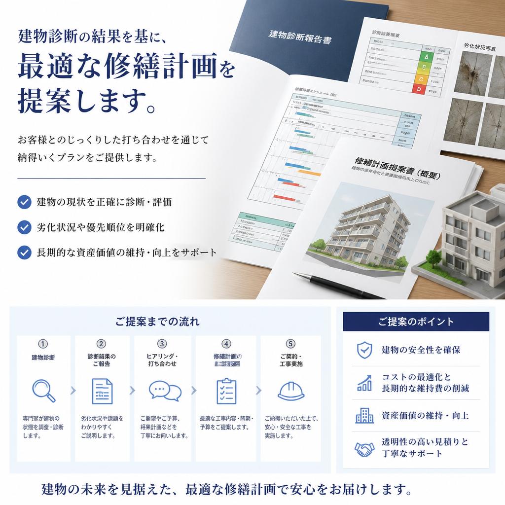 効果的な修繕工事の流れ