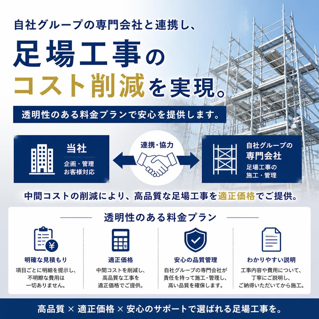 コストを抑えた施工の工夫