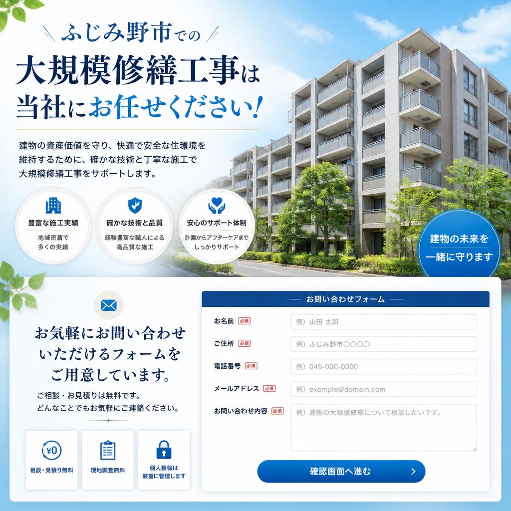 さあ、お問い合わせを！